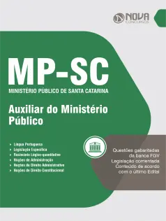 Apostila MP-SC em PDF - Auxiliar do Ministério Público