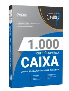 Livro 1000 Questões Gabaritadas para CAIXA - Conhecimentos Básicos - Comum Nível Superior