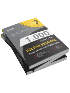 Livro 1.000 Questões Gabaritadas PF - Agente e Escrivão de Polícia Federal