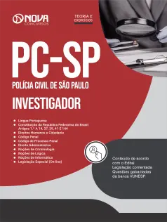 Apostila PC-SP em PDF 2025 - Investigador
