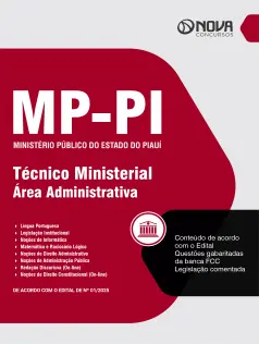 Apostila MP-PI em PDF - Técnico Ministerial - Área Administrativa