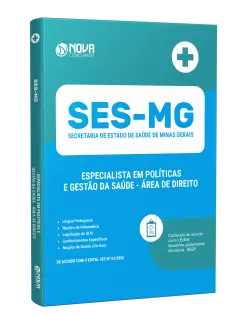 Apostila SES-MG 2026 - Especialista em Políticas e Gestão da Saúde (EPGS) - Área do Direito