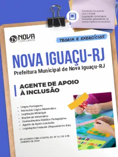 Apostila Prefeitura de Nova Iguaçu - RJ em PDF 2024 Agente de Apoio à Inclusão