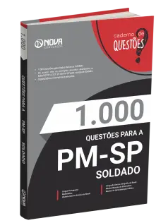 Livro 1.000 Questões Gabaritadas para PM-SP - Soldado PM - 2ª Classe