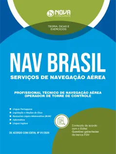 Apostila NAV Brasil 2026 - Profissional Técnico de Navegação Aérea - Operador de Torre de Controle