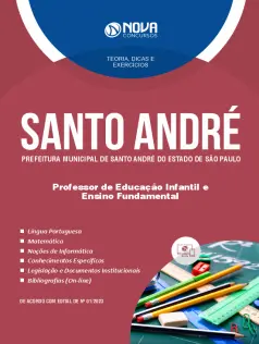 Apostila Prefeitura de Santo André - SP em PDF - Professor de Educação Infantil e Ensino Fundamental