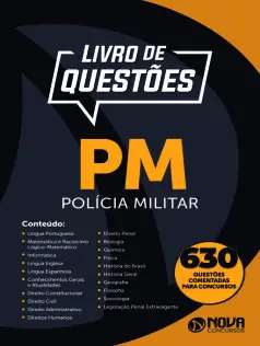 E-book de Questões Comentadas PM - Polícia Militar