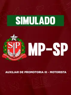 Simulado - MP-SP - Auxiliar de Promotoria III - Motorista