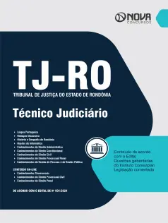 Apostila TJ-RO em PDF  - Técnico Judiciário