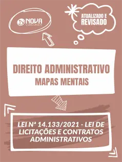 Mapas Mentais Lei nº 14.133/2021 - Lei de Licitações e Contratos Administrativos (PDF) 