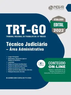 Apostila TRT-GO - Técnico Judiciário - Área Administrativa