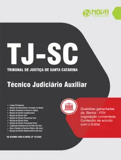 Apostila TJ-SC 2026 em PDF - Técnico Judiciário Auxiliar