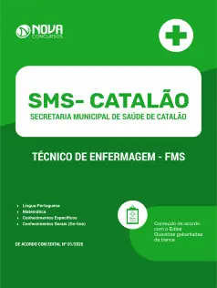 Apostila SMS Catalão-GO 2026 - Técnico de Enfermagem FMS