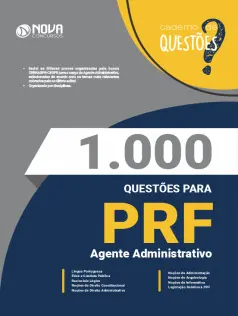 Livro 1.000 Questões Gabaritadas PRF - Agente Administrativo