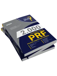 Livro 2000 Questões Gabaritadas para PRF - Policial Rodoviário Federal