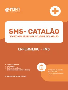 Apostila SMS Catalão-GO 2026 em PDF - Enfermeiro FMS