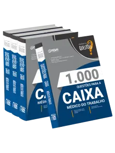 Livro 1000 Questões Gabaritadas para CAIXA - Médico do Trabalho