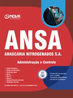 Apostila ANSA 2026 em PDF - Administração e Controle