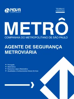 Apostila METRÔ em PDF - Agente de Segurança Metroviário