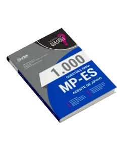 Livro 1000 Questões Gabaritadas para MP-ES - Agente de Apoio