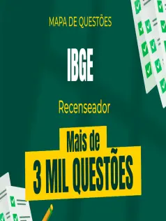 Mapa de Questões Online - IBGE - Recenseador - 3 Mil Questões