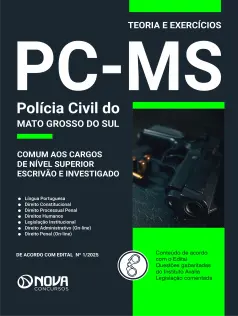 Apostila PC-MS em PDF - Comum aos Cargos de Nível Superior - Escrivão e Investigador