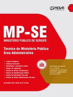 Apostila MP-SE 2025 - Técnico do Ministério Público - Área Administrativa