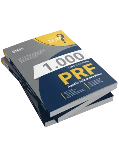 Livro 1.000 Questões Gabaritadas para PRF - Agente Administrativo