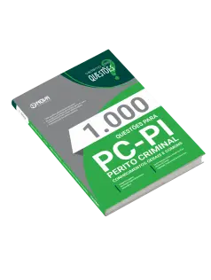 Livro 1.000 Questões Gabaritadas para o PC PI - Perito Criminal