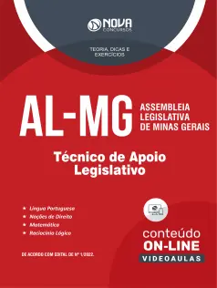 Apostila AL-MG em PDF - Técnico de Apoio Legislativo