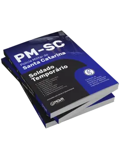 Apostila PM-SC 2026- Soldado Temporário 