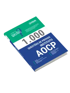 Livro 1.000 Questões Gabaritadas do Instituto AOCP
