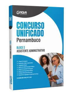Apostila Concurso Unificado Pernambuco 2025 - Bloco 3 - Nível Médio - Assistente Administrativo