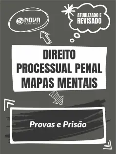 Mapas Mentais Direito Processual Penal - Provas e Prisão (PDF)