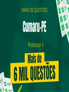 Mapa de Questões Online - Pref. Cumaru-PE - Professor II - Conhecimentos Básicos - 6 Mil Questões