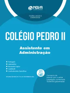Apostila Colégio Pedro II em PDF - Assistente em Administração