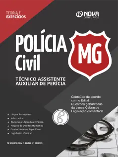 Apostila PC-MG 2025 - Técnico Assistente - Auxiliar de Perícia