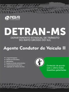 Apostila DETRAN-MS em PDF - Agente Condutor de Veículo II