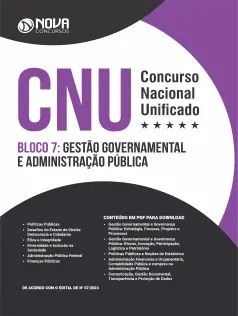 Apostila CNU 2024 - Bloco 7 - Gestão Governamental e Administração Pública