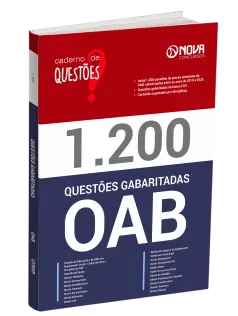 Livro 1200 Questões Gabaritadas para OAB - Ordem dos Advogados do Brasil
