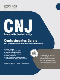 Apostila CNJ 2024 - Técnico Judiciário - Área: Administrativa (Conhecimentos Gerais)