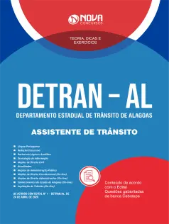 Apostila DETRAN-AL 2026 - Assistente de Trânsito - Qualquer Área de Formação