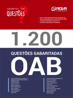Livro 1200 Questões Gabaritadas para OAB em PDF - Ordem dos Advogados do Brasil
