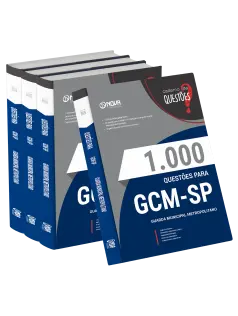 Livro 1000 Questões Gabaritadas para GCM-São Paulo - Guarda Civil Metropolitano - 3ª Classe
