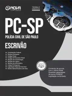 Apostila PC-SP em PDF 2025 - Escrivão