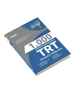 Livro 1.000 Questões Gabaritadas de Conteúdo Básico - TRT - Técnico e Analista