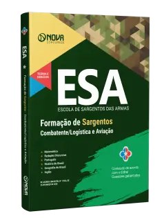 Combo ESA 2026 - Curso de Formação de Sargento - Área: Combatente/Logística e Aviação