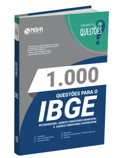 Livro 1.000 Questões Gabaritadas para o IBGE - Recenseador, Agente Censitário Municipal e Agente Censitário Supervisor