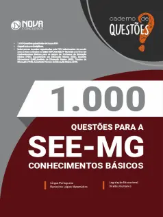 Livro 1.000 Questões Gabaritadas SEE-MG - Conhecimentos Básicos