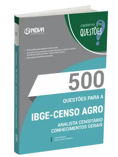 Livro 1000 Questões Gabaritadas para IBGE Temporário - Analista Censitário - Conhecimentos Gerais